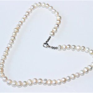 NATURAL PEARL STRAND NECKLACE